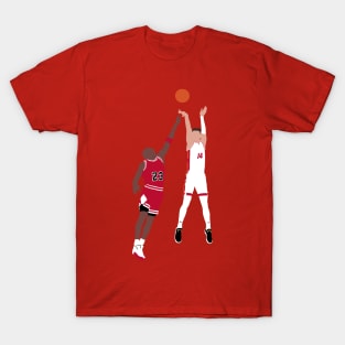 Tyler Herro Jumpshot over Michael Jordan T-Shirt